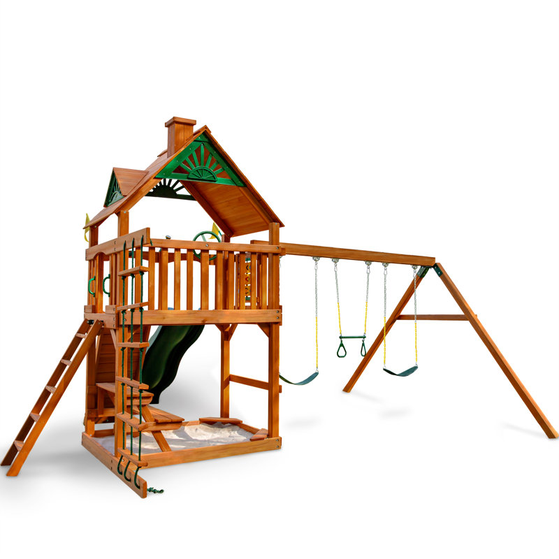 Gorilla Playsets Chateau Swing Set & Reviews Wayfair